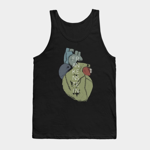 Books Collection: Frankenstein Tank Top by Timone